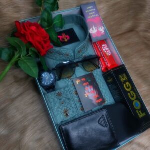 ▪️ম্যান্স লাক্সারি পাঞ্জাবি গিফট কম্বো🥀 - M