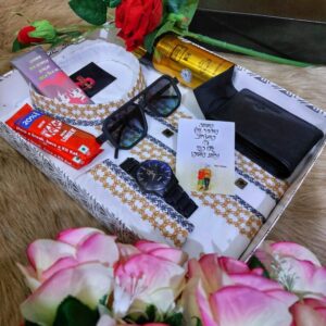 ▪️ম্যান্স লাক্সারি পাঞ্জাবি গিফট কম্বো🥀 - L