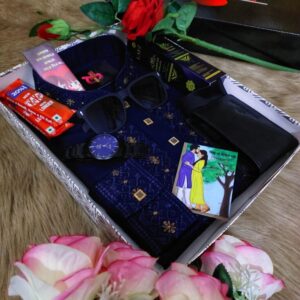 ▪️ম্যান্স লাক্সারি পাঞ্জাবি গিফট কম্বো🥀 - L