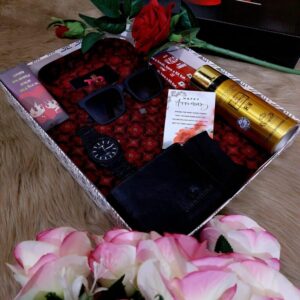 ▪️ম্যান্স লাক্সারি পাঞ্জাবি গিফট কম্বো🥀 - L