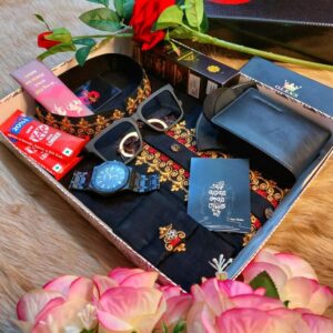 ▪️ম্যান্স লাক্সারি পাঞ্জাবি গিফট কম্বো🥀 - L