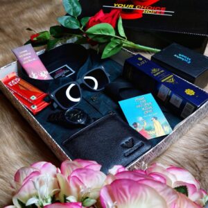 ▪️ম্যান্স লাক্সারি পাঞ্জাবি গিফট কম্বো🥀 - M