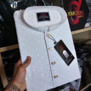 Original Indian Sequence Panjabi Cotton Fabrics🔥 - M