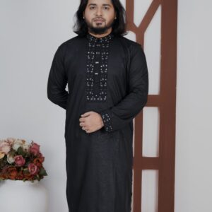 💫Most Premium Cali Cotton Fabric Panjabi💦 - 40