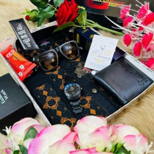 ▪️ম্যান্স লাক্সারি পাঞ্জাবি গিফট কম্বো🥀 - L