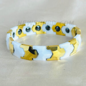100% Ceramic Made Carbide Magnetic Link Bracelet For Men
