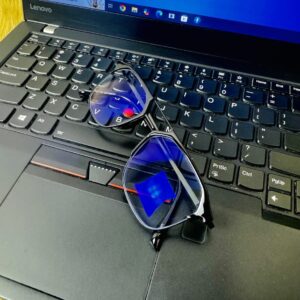 ▪️A-Grade UV 450 ব্লু-কাট লেন্স যুক্ত অরজিনাল COREX ব্র্যান্ডের চশমা Metal Body Full Black