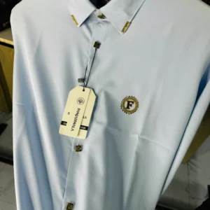 ▪️ 𝐖𝐢𝐧𝐭𝐞𝐫 𝐅𝐫𝐢𝐞𝐧𝐝𝐥𝐲 𝐒𝐭𝐲𝐥𝐢𝐬𝐡 𝐋𝐮𝐱𝐮𝐫𝐲 𝐅𝐨𝐫𝐦𝐚𝐥 𝐒𝐡𝐢𝐫𝐭.▪️𝐒𝐤𝐲𝐁𝐥𝐮𝐞 𝐂𝐨𝐥𝐨𝐮𝐫 - XL