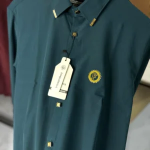 ▪️ 𝐖𝐢𝐧𝐭𝐞𝐫 𝐅𝐫𝐢𝐞𝐧𝐝𝐥𝐲 𝐒𝐭𝐲𝐥𝐢𝐬𝐡 𝐋𝐮𝐱𝐮𝐫𝐲 𝐅𝐨𝐫𝐦𝐚𝐥 𝐒𝐡𝐢𝐫𝐭.▪️ 𝐃𝐞𝐞𝐩 𝐆𝐫𝐞𝐞𝐧 𝐂𝐨𝐥𝐨𝐮𝐫 - XXL