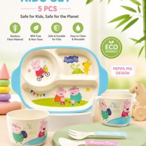 Bamboo Fibre 5 Piece Kids Set